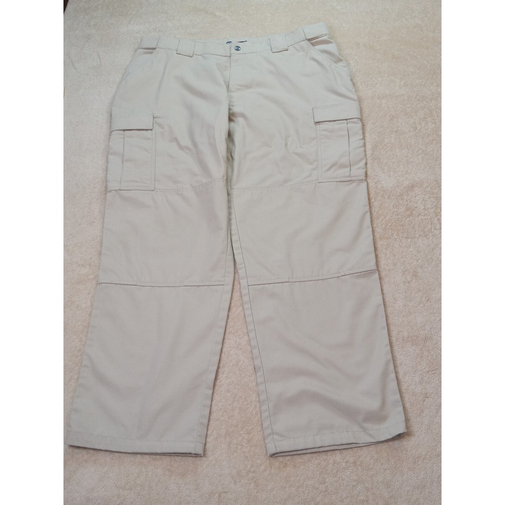 5.11 Tactical Series Cargo Pants Adjustable Waist Double Knee Men's 2 XL 43.5-47